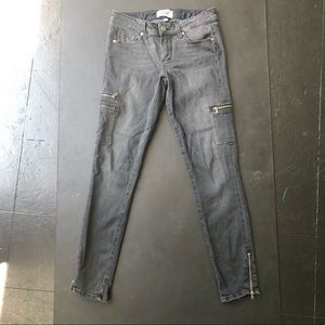 Paige Daryn Zip-ankle jeans charcoal 25